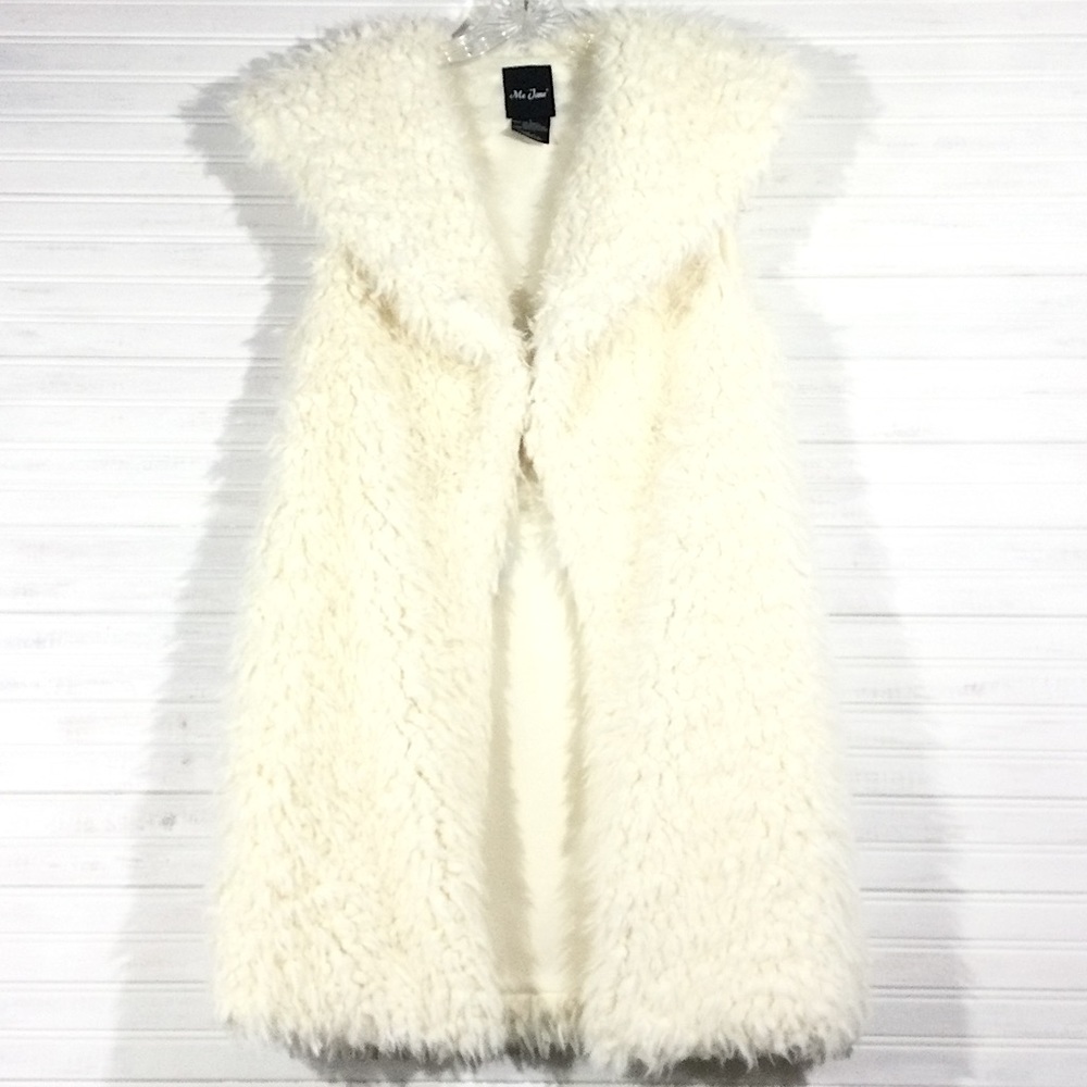 ME JANE Faux Sherpa Teddy Vest